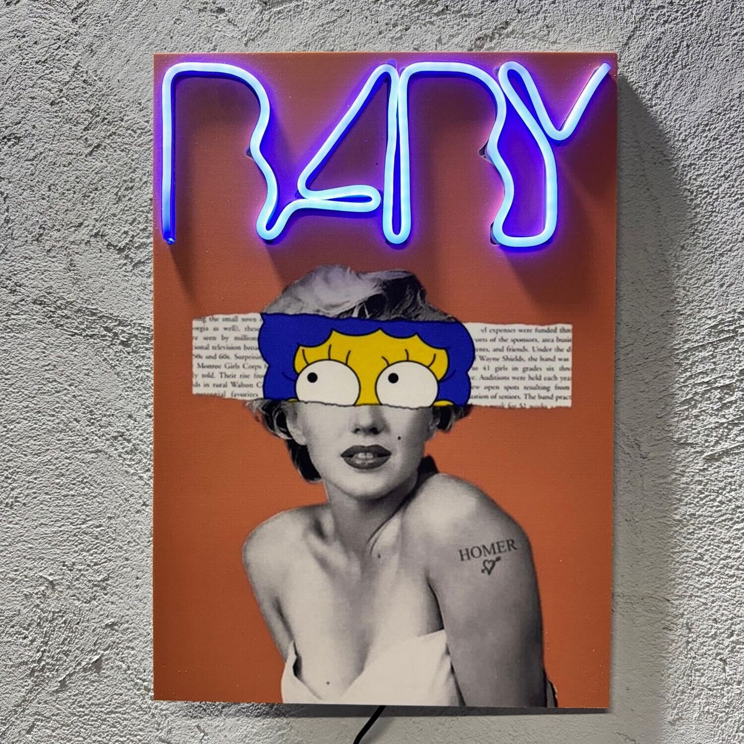 Baby - Quadretto con Led