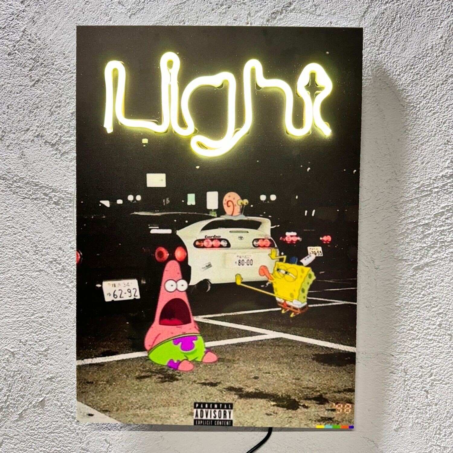 Light - Quadretto con Led (disponibile in RGB)