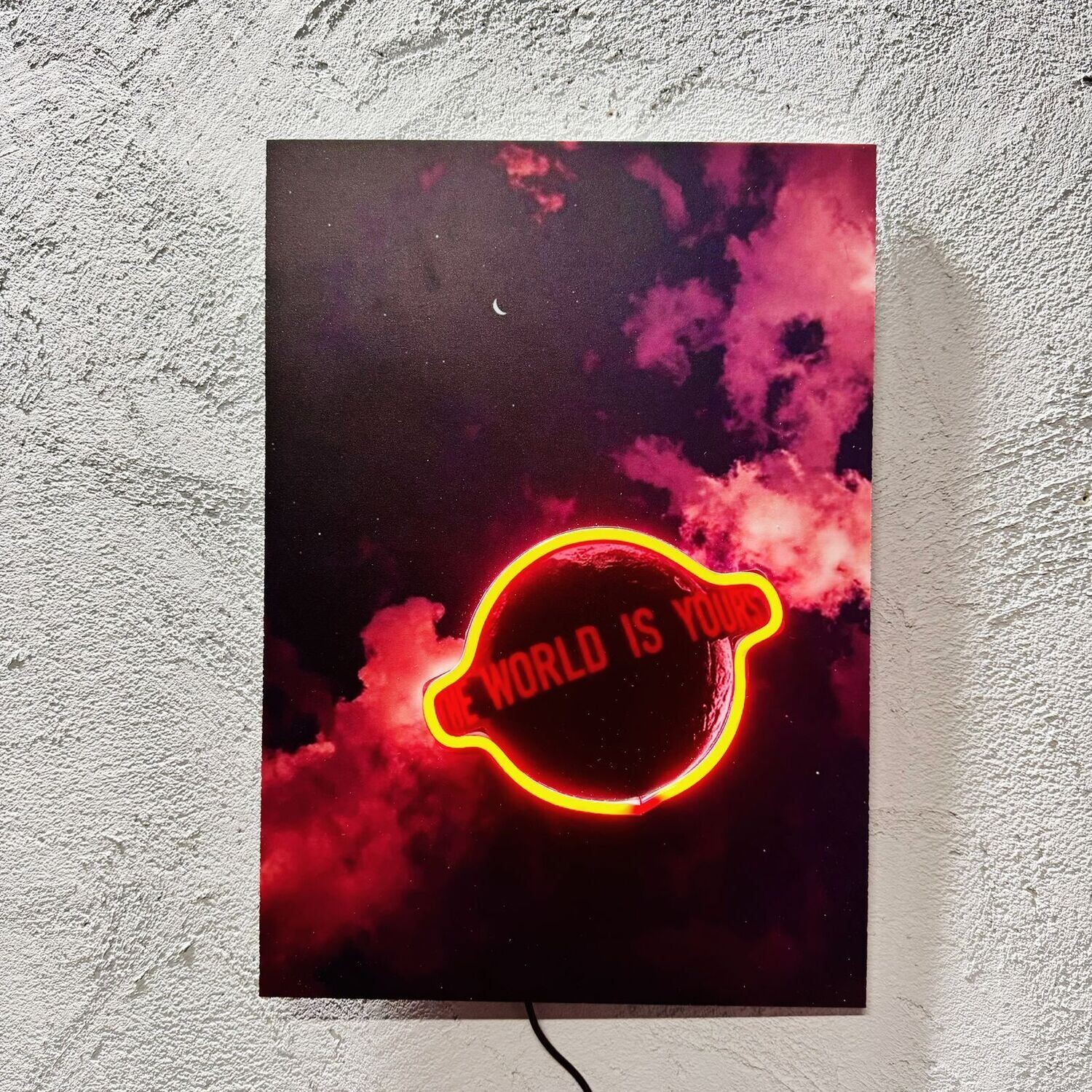 Miami Sky - Quadretto con Led