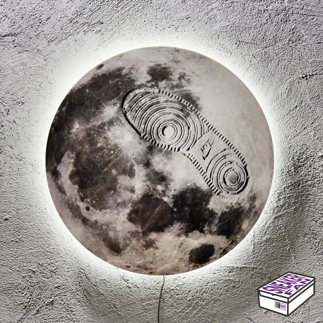 Moon - Quadretto con Led (disponibile in RGB)