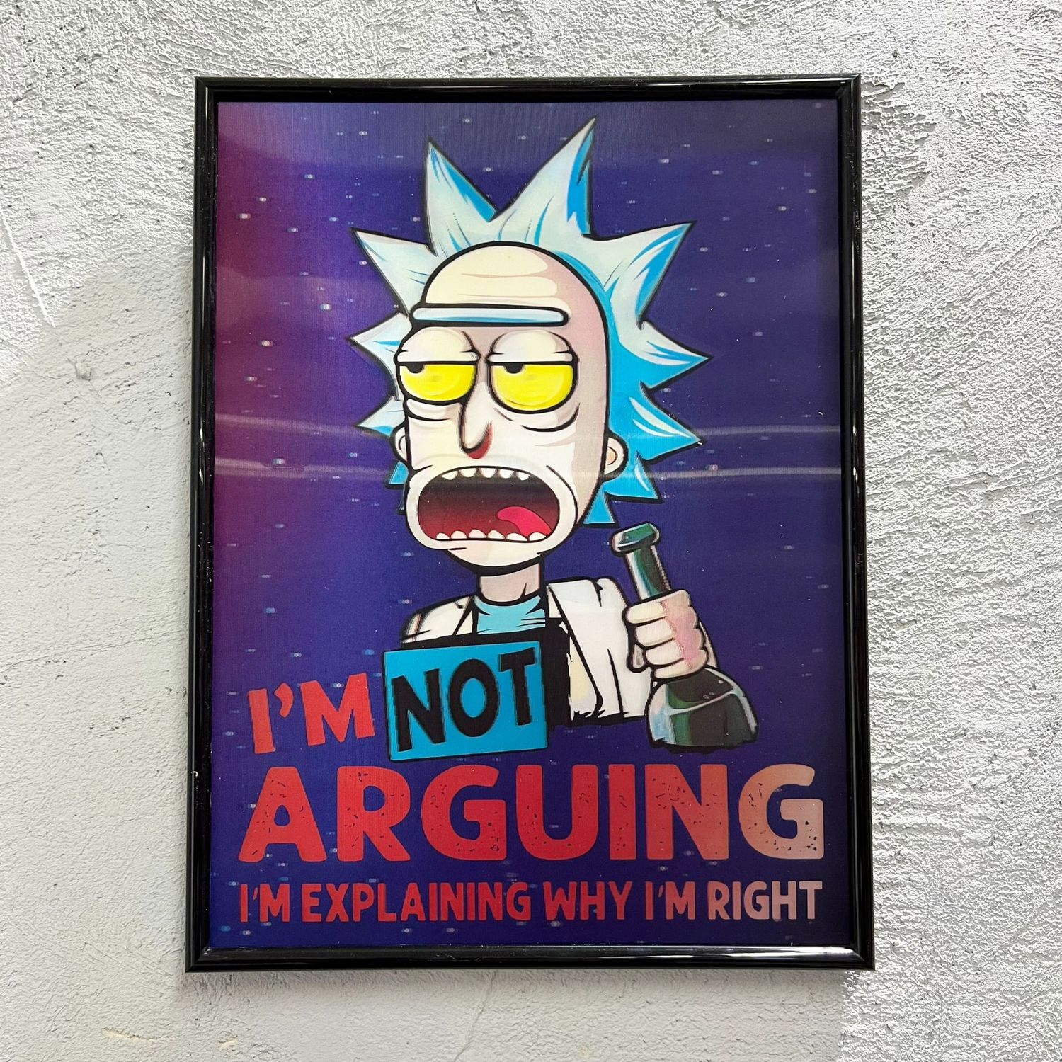 I'm not arguing - Quadretto poster 3D
