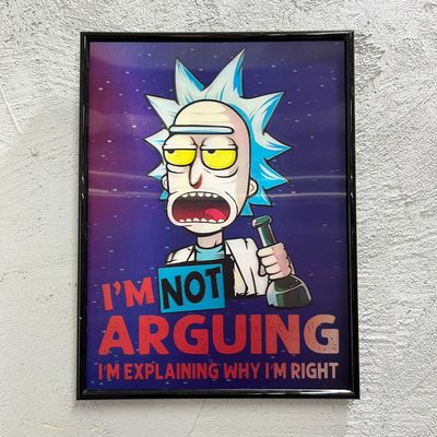 I'm not arguing - Quadretto poster 3D