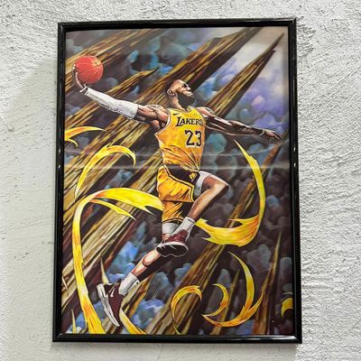 Basket - Quadretto poster 3D