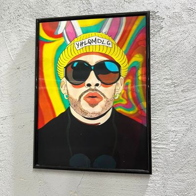 Bad - Quadretto poster 3D