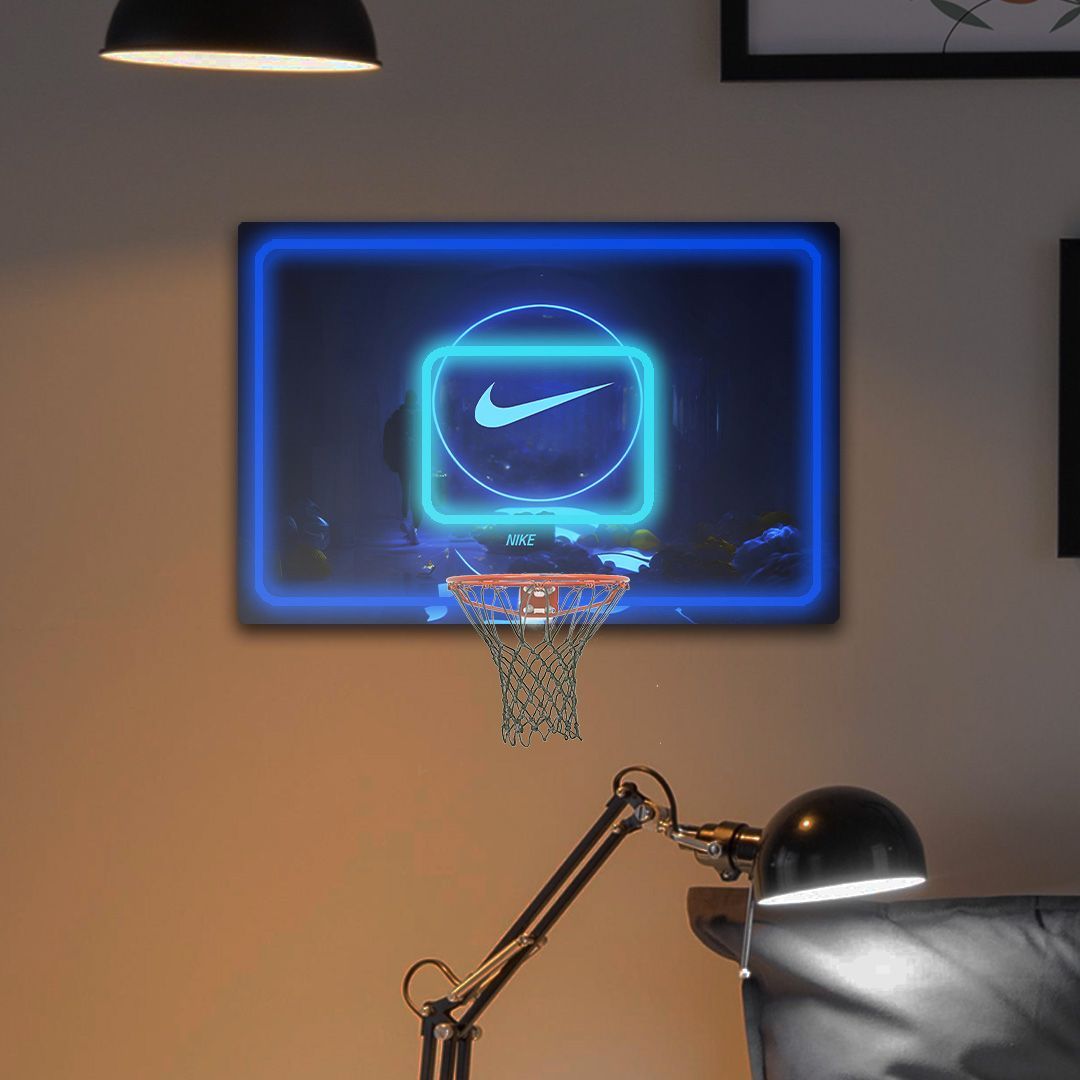 Blue - Canestro con neon led