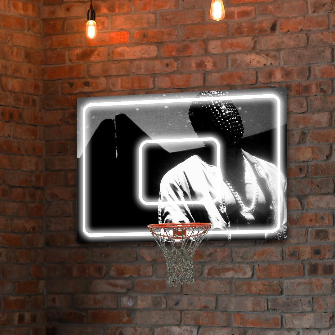 Silence  - Canestro con neon led