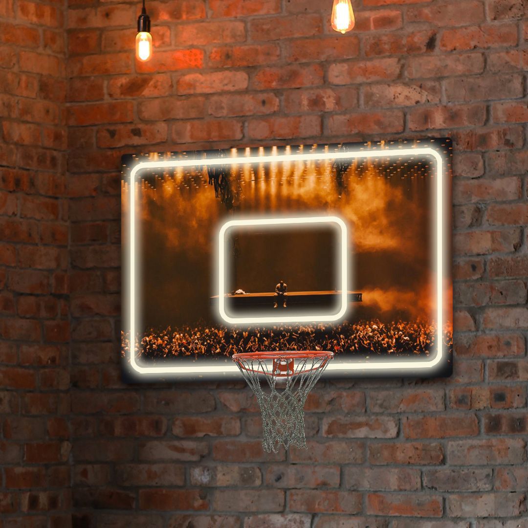 K W  - Canestro con neon led