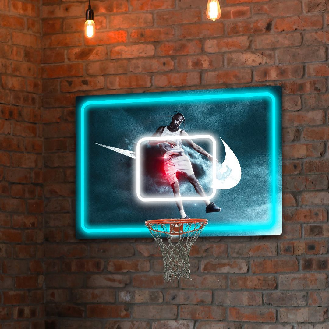 Space  - Canestro con neon led