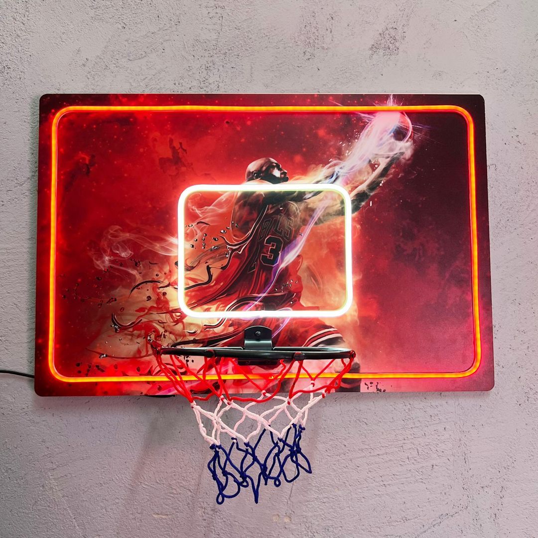 Red - Canestro con neon led