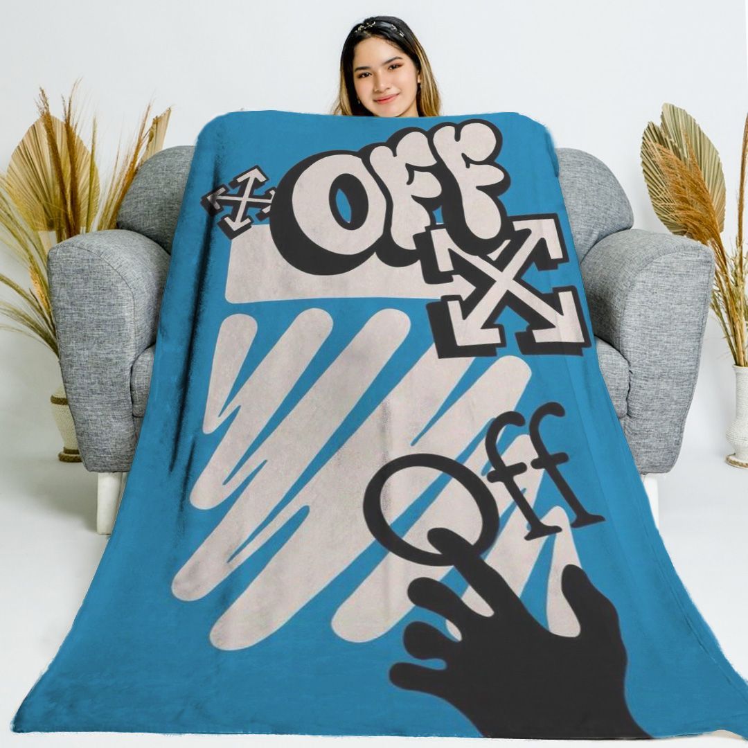 Off Blue - Plaid in pile