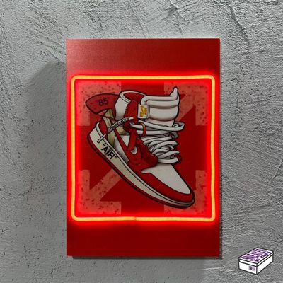 Off red - Quadretto con Led Off red - Quadretto con Led