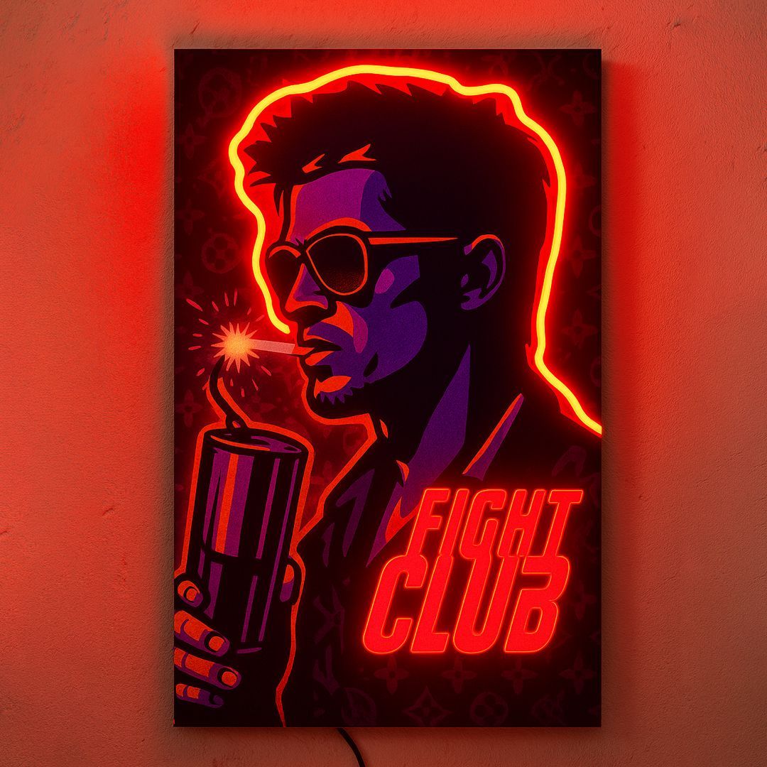 Fight - Quadretto con Led