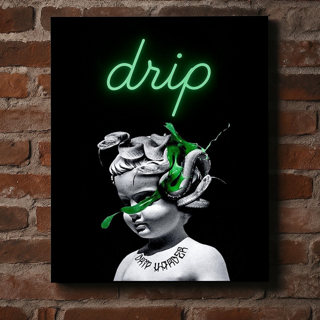 Drip - Quadretto con Led