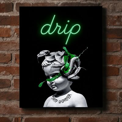 Drip - Quadretto con Led