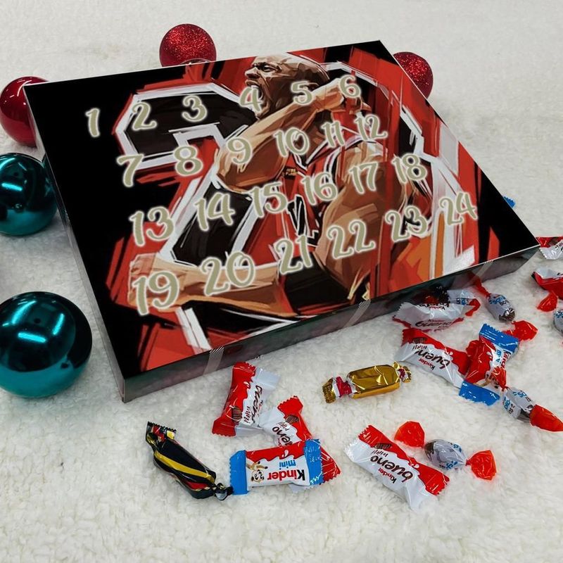 23 - Calendario dell' avvento - box con cioccolato