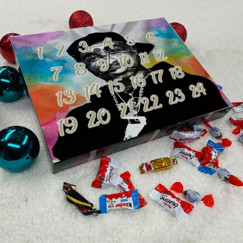 Tupac  - Calendario dell' avvento - box con cioccolato