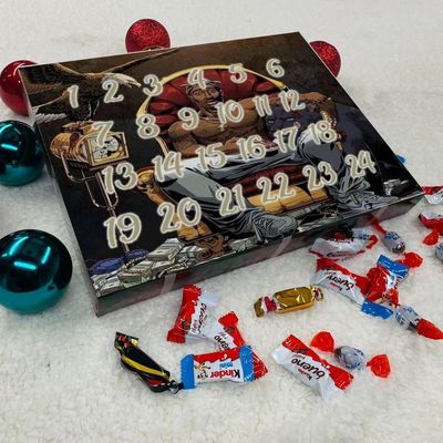 2P  - Calendario dell' avvento - box con cioccolato