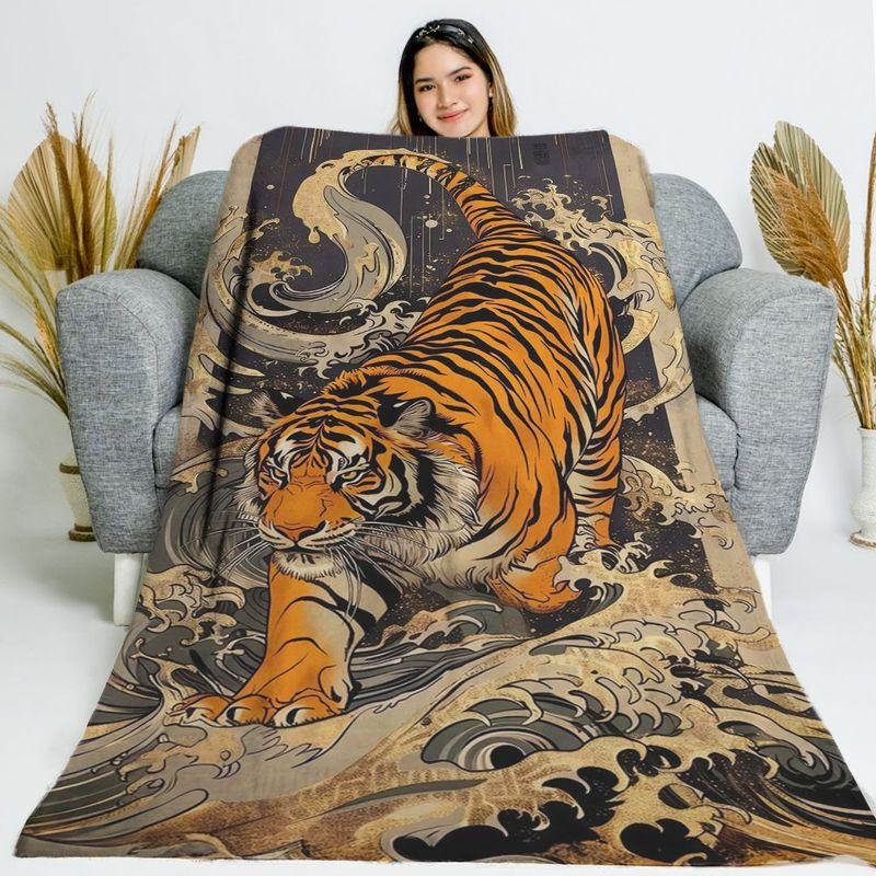 Tiger - Plaid in pile