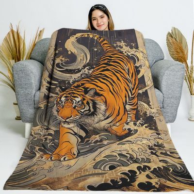 Tiger - Plaid in pile