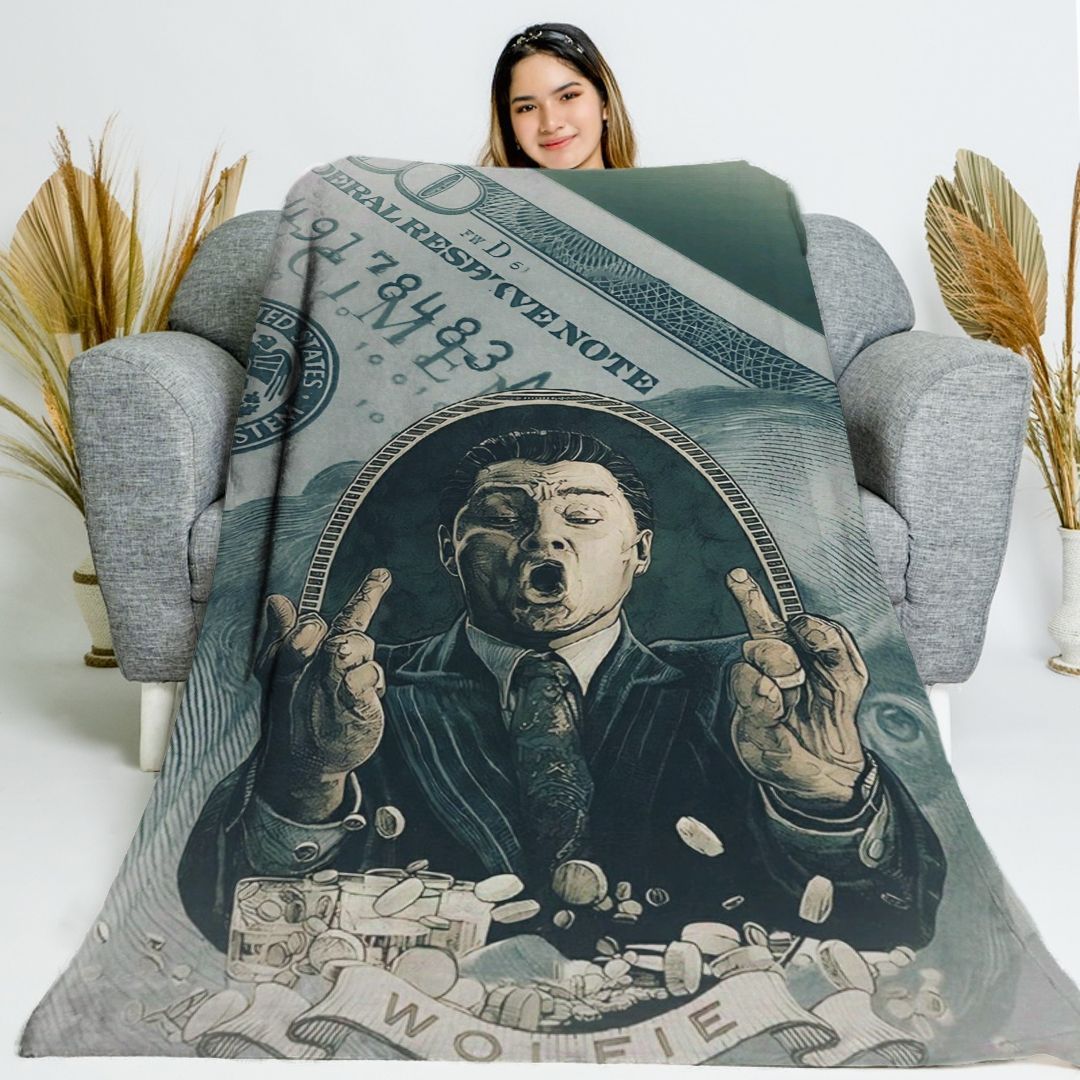 Wolf - Plaid in pile