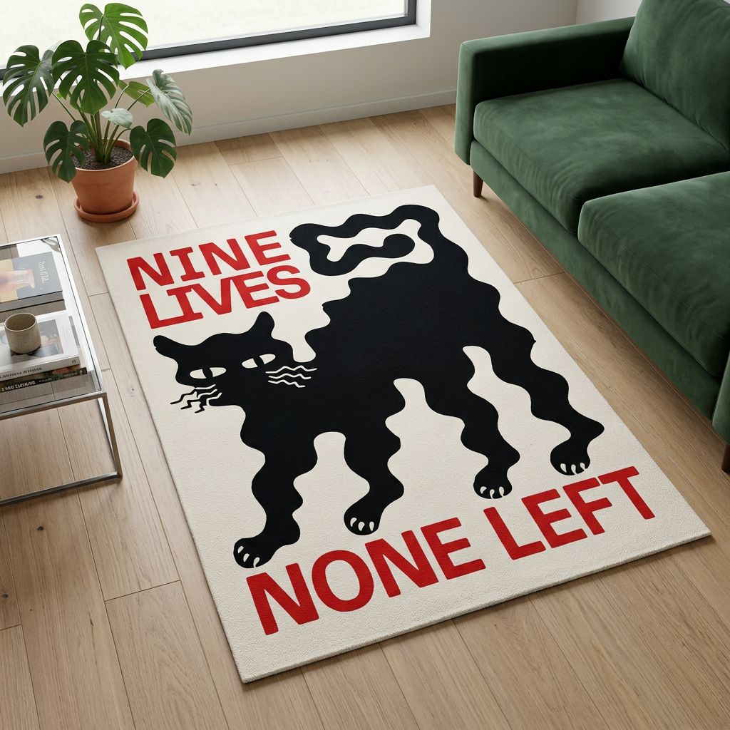 Nine Lives None Left - Tappeto