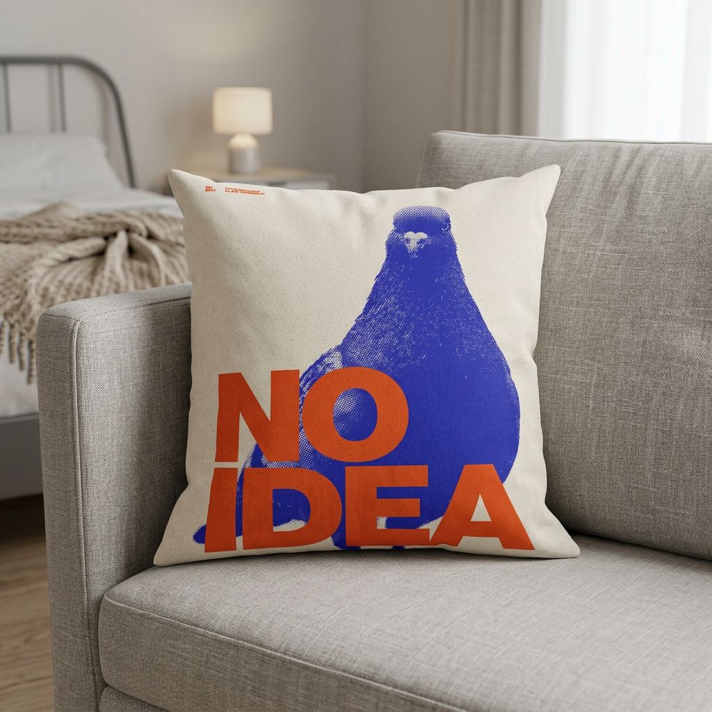 No Idea - Cuscino Deluxe