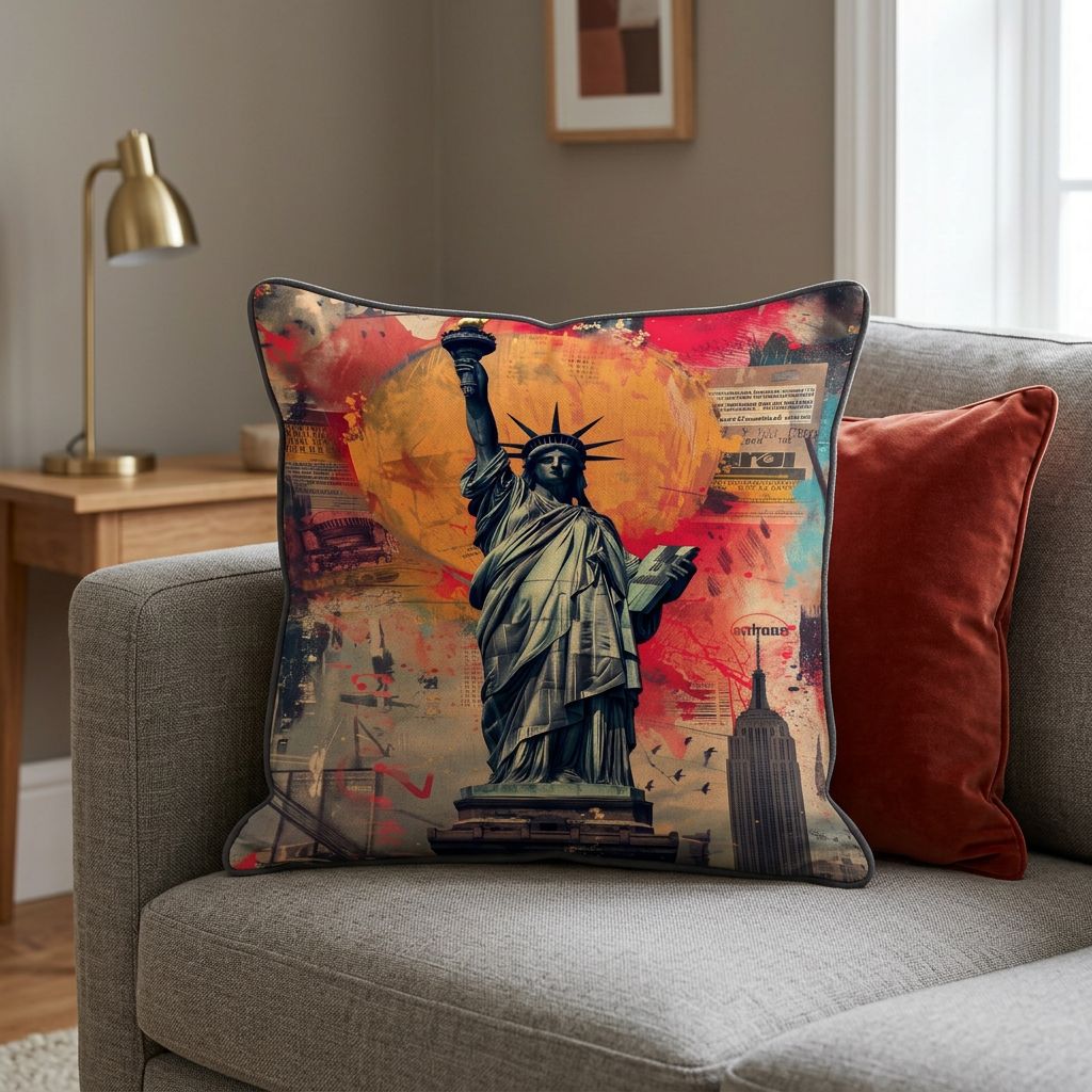 New York - Cuscino Deluxe