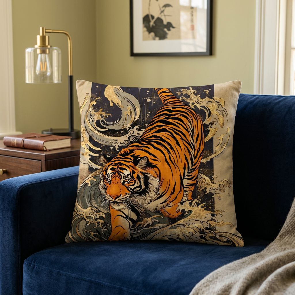 Tiger - Cuscino Deluxe