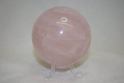 Rose Quartz Sphere, 50mm dia