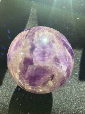 Chevron Amethyst Sphere