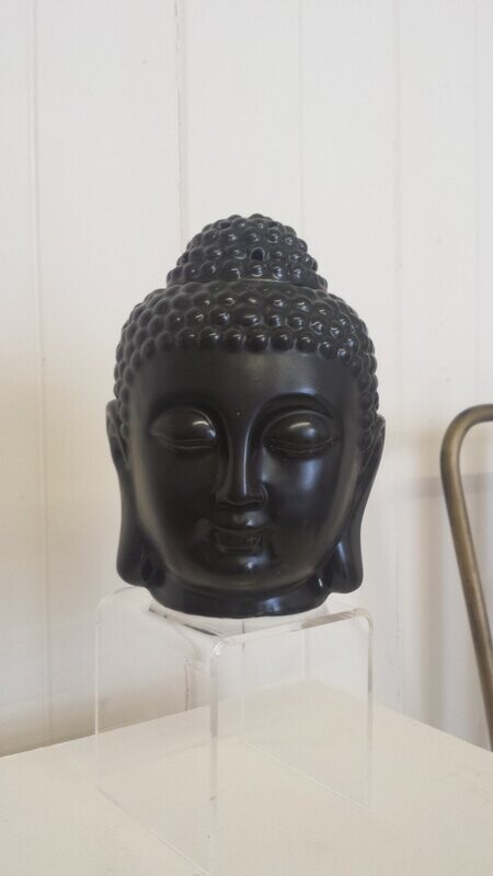 Buddha Head Oil Burner, Buddha Head Oil Burner: Black