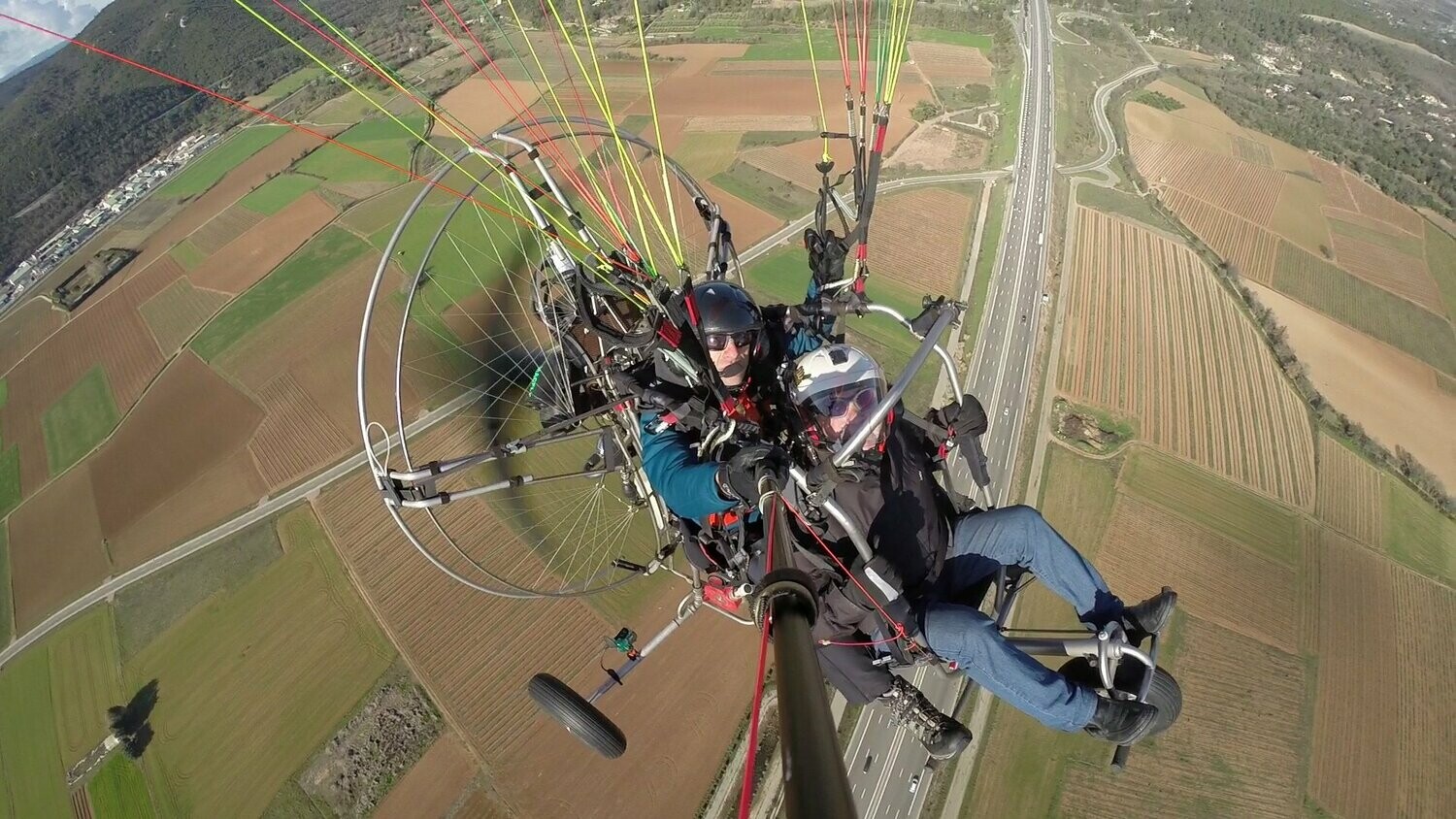 Au départ de Lisbonne : Vol en tandem en parapente motorisé