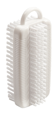 Nagelbürste doppelt, Nylon 6.6 weiß