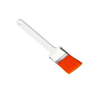 Anti Bac Flachpinsel, Polyester PBT orange gespitzt