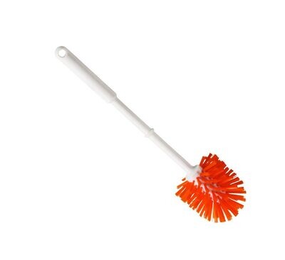 Anti Bac Wolfsbürste mit Griff, Polyester PBT orange