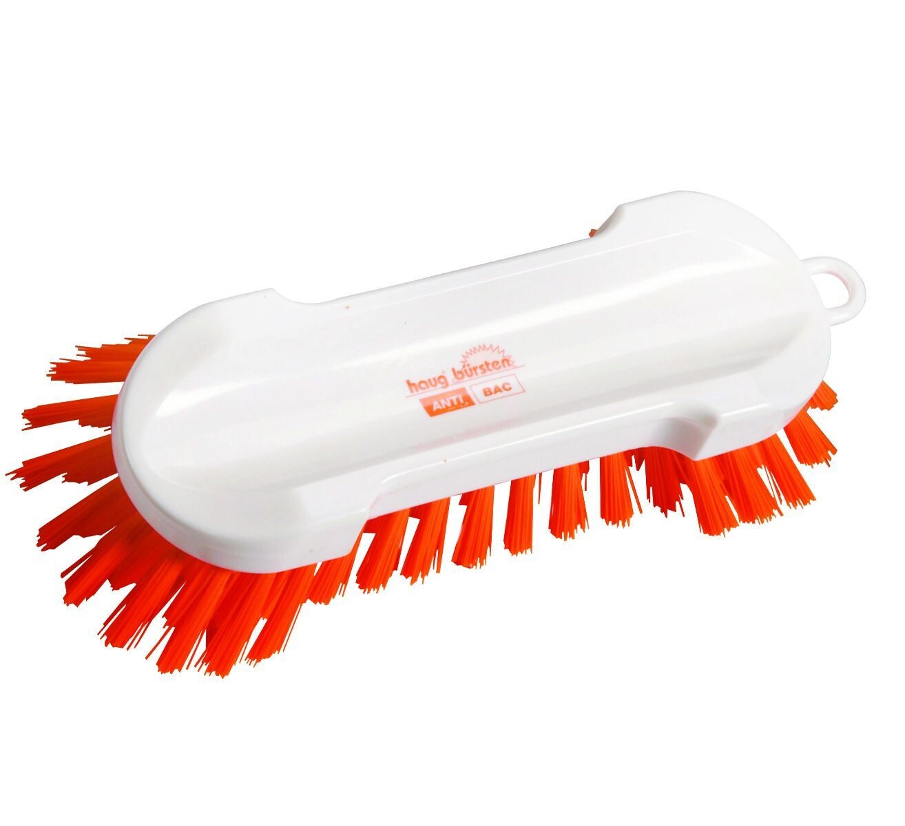 Anti Bac Waschbürste rund, Polyester PBT orange
