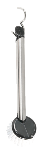 Spülbürste rund mit Edelstahl-Griff