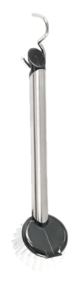 Spülbürste rund mit Edelstahl-Griff