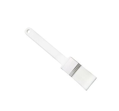 Flachpinsel weiss mit gespitzter Faser