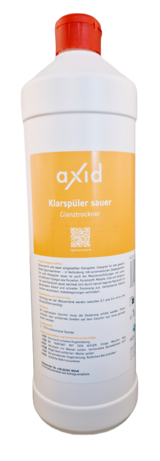 Klarspüler für Geschirrspülmaschinen