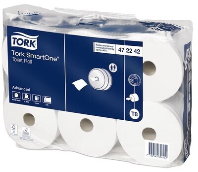Tork WC -Gigant SmartOne 2lg. Tissue weiss