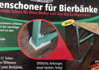 Bodenschoner für Biertischgarnituren