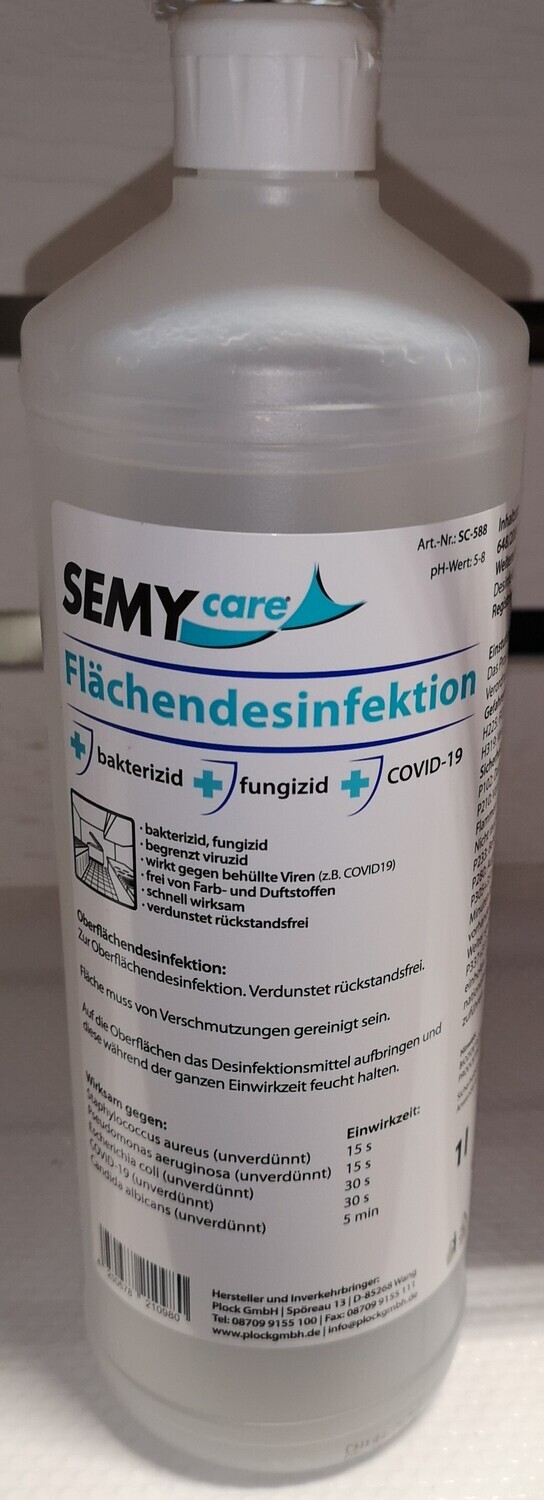 SEMYcare Flächendesinfektion 1L