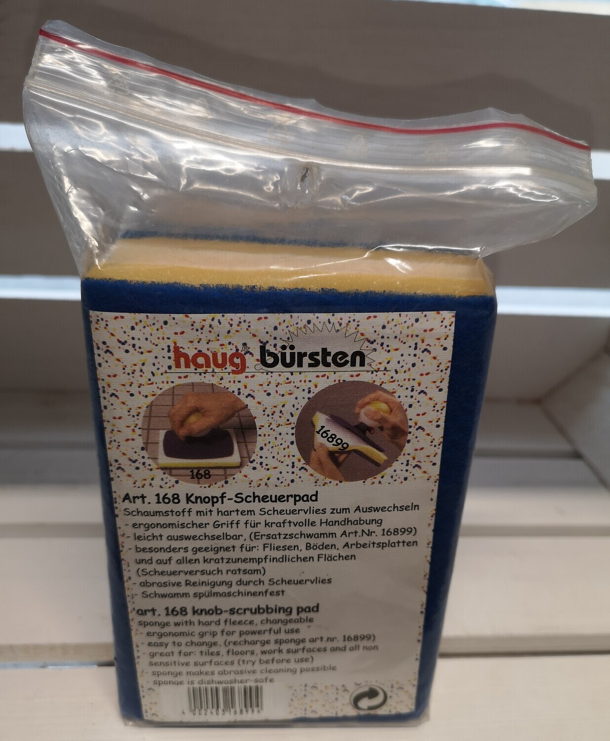 Ersatz-Schaumstoff, mit hartem Scheuervlies,