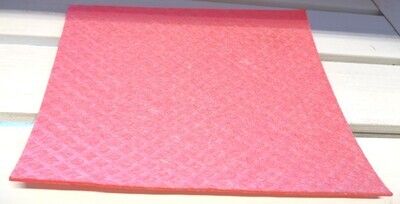 Schwammtuch trocken 18 x 20 cm rosa