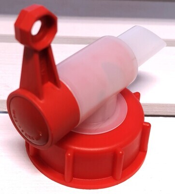 DW Auslaufhahn rot/weiß, 23/51