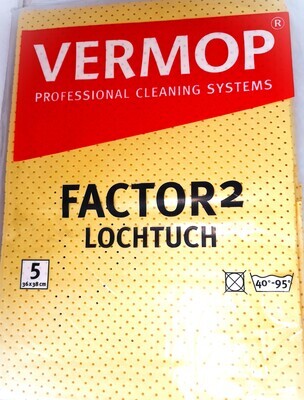 Faktor 2-Lochtuch, gelb