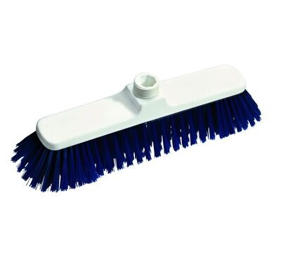 Besen, Polyester PBT blau ungeschlitzt, 34,50cm