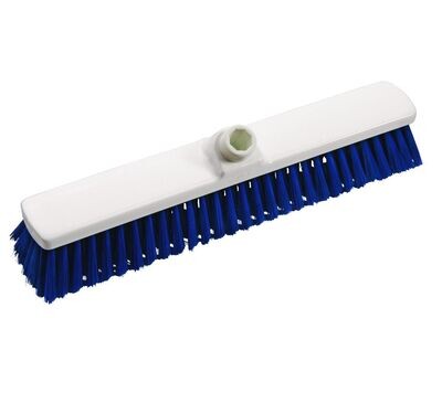 Großraumbesen, Polyester PBT blau ungeschlitzt, 40cm