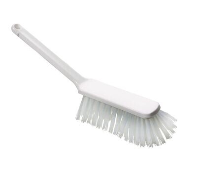 Handbesen, Polyester PBT transparent, ungeschlitzt, hart